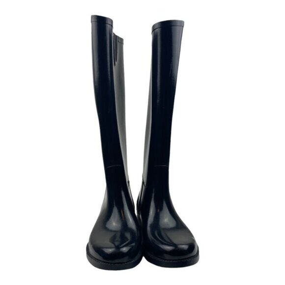 COUGAR WOMENS Black Rider Tall Waterproof Rubber Rain Boots US 6M - Picture 4 of 13